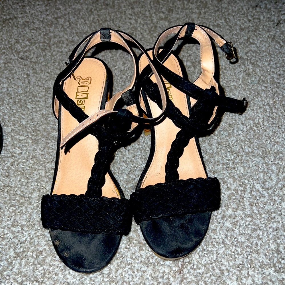 black heels